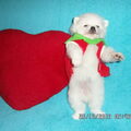 Kleine Keeshond, wit