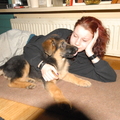 honden foto En toen asha nog een kleine asha was!!