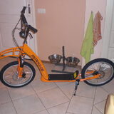 Kyra,s nieuwe hometrainer:-)