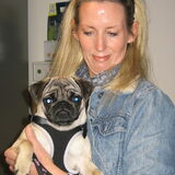 Foto van Carol, Odie, Aigo en Epke (Cobus RIP 27-6)