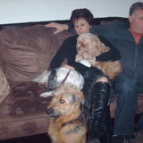 Foto van liesbeth,Turbo,Luna, Levi en Faith