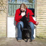 even een knuffel halen bij de baas