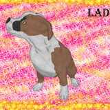 digital art van lady ook helemaal zelf gemaakt