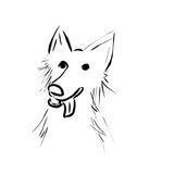 shiloh shepherd op de computer gemaakt
