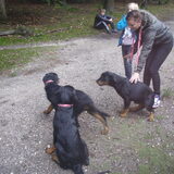 Foto van Sanne & Rottweiler Bo