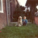 met de hond van de buren 1989