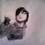 Frank Iero (my chemical romance) getekent