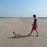 Foto van Hannah, Oscar en Koda