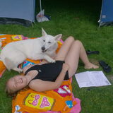 Luka met onze kleindochte Chloe