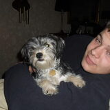 mijn hondje met vriend van me zus (L)