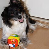 Blij met mn bal