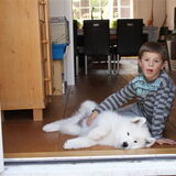 Chinook met mijn jongste Raul