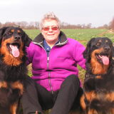Met Afke, O'Daisy en Ozzie naar de Crufts - 2011