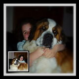 effe knuffelen op de bank