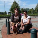 Yvonne,Jolanda,Rocky op de foto bij de show in Mechelen 2011. Deze…