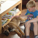 Bodi met mijn zoon Rowin