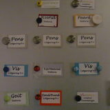 labels voor in zakjes en weekmenu