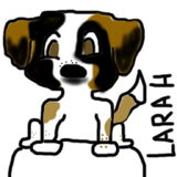 de hond van jana opnieuw getekend =)