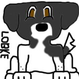 de hond van yvonne getekend