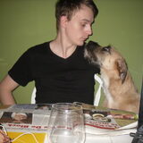 en dan nog even bij het andere baasje komen flemen :p
