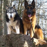 Kyra samen met Levi.