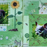 Mijn kleine meisje in 2009. Alle sprietjes waren voor haar te hoog..