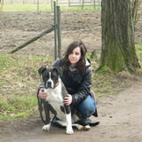 Samen met Maxie (ex-asielhondje)