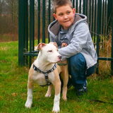 mijn trotse zoon met monroe!!