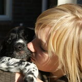 super blij met mijn kleine puppie