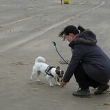Melo & ik, spelen met de bal.