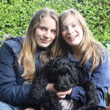 Kim Iris en Moos, ongeveer 3,5 maanden