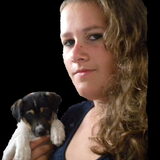 Samen met Fanny (de oudste) toen ze nog een puppy was