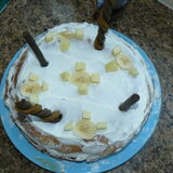de taart zelf