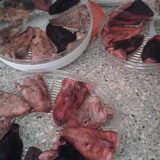 Lamsoortjes op de droger