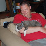 Spike samen met bernhard