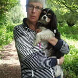 samen met 't vrouwtje, op de Groene Wal
