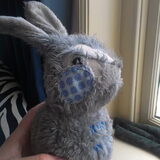 Knuffel weer als nieuw! Benieuwd voor hoe lang...