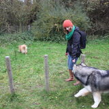 toch fier op mijn meisje , zelfs met honden erbij, zo luisteren