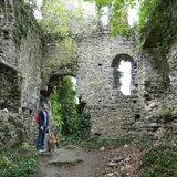 Bij de Ruine van Aywaille