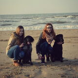 Strandwandeling met vriendin