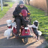Kom nou op met dat snoepje. Samen met zijn vriendje die ook Rocky heet.