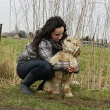Samen met ex-asielhondje Emma