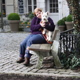 Met Mecx in de Belgische Ardennen in Maart 2013.