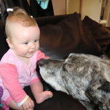 Onze dochter met Tinka