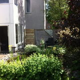 Laatste deel van de tuin is nu dicht in afwachting van de newfy pup.