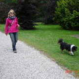 wandelen in het park