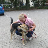 Weer op weg naar huis vanaf de dierenkliniek. Wat was dat schrikken…
