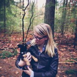 Eerste keer samen naar het bos :)