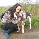 Met asielhondje Laika
