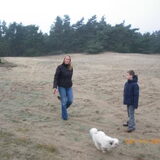 Heerlijk wandelen op de zandverstuiving.